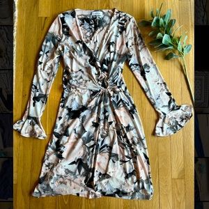 Calvin Clein cinched waist dress